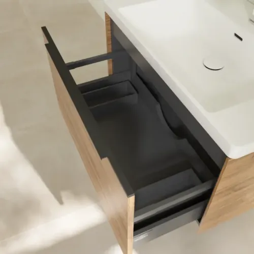 Villeroy & Boch Subway 3.0 Тумба под раковину, 1 выдвижной ящик, 772 x 429 x 478 mm, Oak Kansas C57301RH