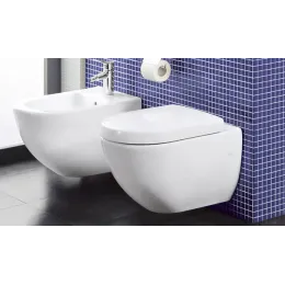 Чаша для унитаза подвесного Villeroy & Boch Subway 660010R1 альпийский белый CeramicPlus 660010R1