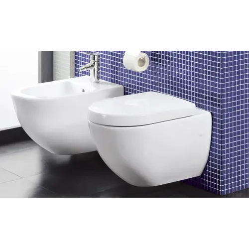Чаша для унитаза подвесного Villeroy & Boch Subway 660010R1 альпийский белый CeramicPlus 660010R1