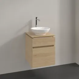 Villeroy & Boch Legato Тумба под раковину, 2 выдвижных ящика, 450 x 550 x 500 mm, Nordic Oak / Nordic Oak B56600VJ