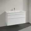 Villeroy & Boch Venticello Тумба под раковину, 2 выдвижных ящика, 953 x 590 x 502 mm, Glossy White / Glossy White A92602DH
