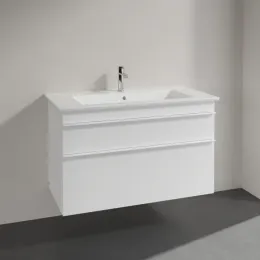 Villeroy & Boch Venticello Тумба под раковину, 2 выдвижных ящика, 953 x 590 x 502 mm, Glossy White / Glossy White A92602DH