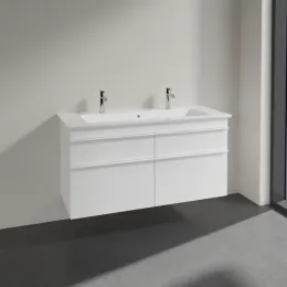 Villeroy & Boch Venticello Тумба под раковину, 4 выдвижных ящика, 1153 x 590 x 502 mm, Glossy White / Glossy White A92902DH