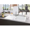 Villeroy & Boch Siluet 50 Мойка, включая Комплект слива с эксцентриком, выкл TitanCeram, 900 x 510 mm, Альпийский белый CeramicPlus 333502R1