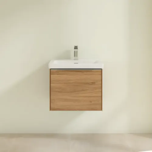 Villeroy & Boch Subway 3.0 Тумба под раковину, 1 выдвижной ящик, 523 x 429 x 448 mm, Oak Kansas C57900RH