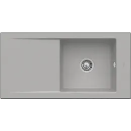 Villeroy & Boch Timeline 60 flat Мойка, включая Комплект слива с ручным управлением, выкл Керамика, 965 x 475 mm, Fossil CeramicPlus 67901FKD