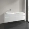 Villeroy & Boch Collaro Тумба под раковину, с подсветкой, 4 выдвижных ящика, 1600 x 548 x 500 mm, Glossy White / Glossy White C121B0DH
