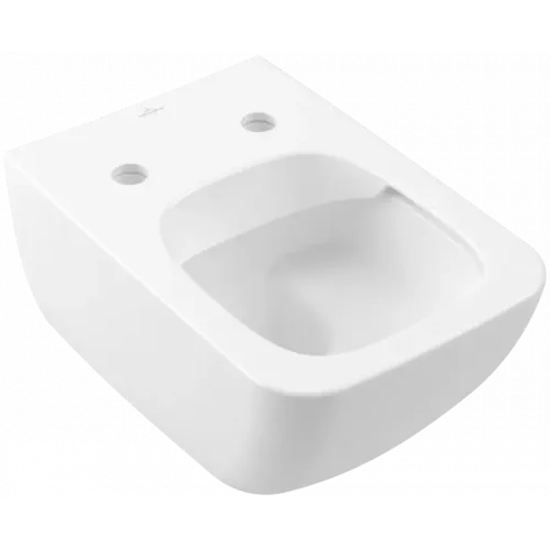 Villeroy & Boch Venticello Унитаз с открытым смывным краем, настенный, Stone White CeramicPlus 4611R0RW
