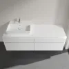 Villeroy & Boch Legato Тумба под раковину, 4 выдвижных ящика, 1600 x 550 x 500 mm, Glossy White / Glossy White B67300DH