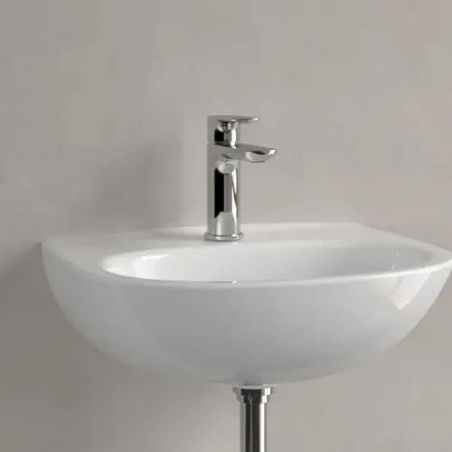 Villeroy & Boch O.novo Раковина компактная, 450 x 360 x 160 mm, Альпийский белый, без перелива 43404601