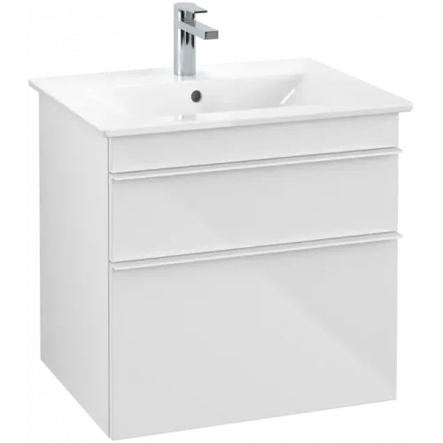 Villeroy & Boch Venticello Тумба под раковину, 2 выдвижных ящика, 603 x 590 x 502 mm, Glossy White / Glossy White A92402DH