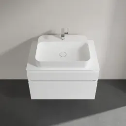 Villeroy & Boch Legato Тумба под раковину, 2 выдвижных ящика, 800 x 550 x 500 mm, Glossy White / Glossy White B75400DH