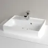 Villeroy & Boch Collaro Раковина компактная, 500 x 400 x 150 mm, Альпийский белый, с переливом, шлифованный 43345G01