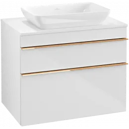 Villeroy & Boch Venticello Тумба под раковину, 2 выдвижных ящика, 757 x 606 x 502 mm, Glossy White / Glossy White A94005DH