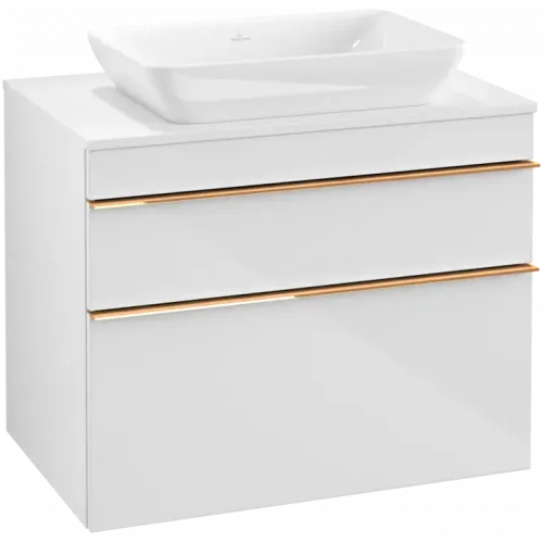 Villeroy & Boch Venticello Тумба под раковину, 2 выдвижных ящика, 757 x 606 x 502 mm, Glossy White / Glossy White A94005DH