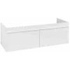 Villeroy & Boch Venticello Тумба под раковину, 2 выдвижных ящика, 1253 x 420 x 502 mm, Glossy White / Glossy White A93902DH
