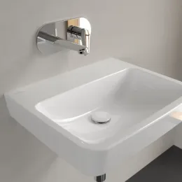 Villeroy & Boch O.novo Pаковина, 550 x 460 x 175 mm, Альпийский белый, без перелива, задняя сторона и нижняя сторона шлифованные 4A41MF01
