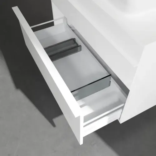 Villeroy & Boch Venticello Тумба под раковину, 2 выдвижных ящика, 957 x 606 x 502 mm, Glossy White / Glossy White A94302DH