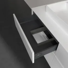Villeroy & Boch Collaro Тумба под раковину, с подсветкой, 4 выдвижных ящика, 1200 x 548 x 500 mm, Glossy White / Glossy White C071B0DH