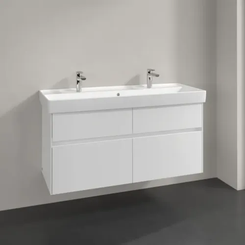 Villeroy & Boch Collaro Тумба под раковину, 4 выдвижных ящика, 1154 x 546 x 444 mm, Glossy White C01200DH