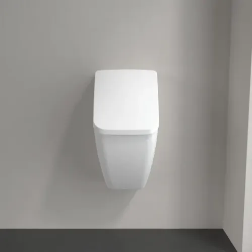 Villeroy & Boch Venticello Писсуар, с отверстиями для крепежа крышки, Скрытый подвод воды, 285 x 320 mm, Альпийский белый 5504R101