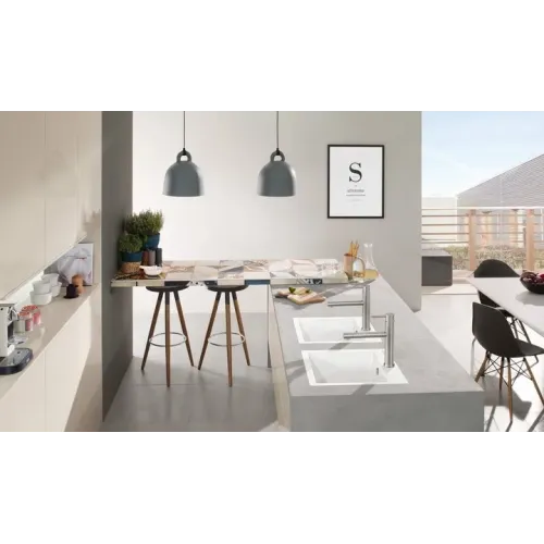 Villeroy & Boch Subway 50 S flat Мойка, включая Комплект слива с ручным управлением, выкл Керамика, 490 x 475 mm, Альпийский белый CeramicPlus 33151FR1