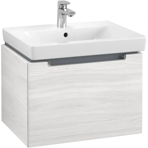 Villeroy & Boch Subway 2.0 Тумба под раковину, 1 выдвижной ящик, 587 x 420 x 454 mm, White Wood A68710E8