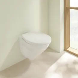 Villeroy & Boch O.novo Унитаз с открытым смывным краем Compact, Альпийский белый 7667R001