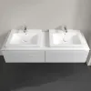 Villeroy & Boch Legato Тумба под раковину, 2 выдвижных ящика, 1600 x 380 x 500 mm, White Wood / White Wood B69200E8