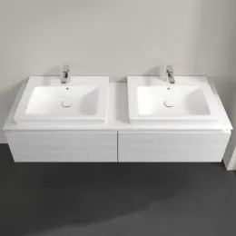 Villeroy & Boch Legato Тумба под раковину, 2 выдвижных ящика, 1600 x 380 x 500 mm, White Wood / White Wood B69200E8