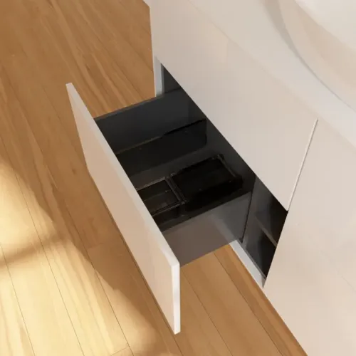 Villeroy & Boch Finion Тумба под раковину, с подсветкой, 4 выдвижных ящика, 1200 x 603 x 501 mm, Glossy White Lacquer GA3100GF