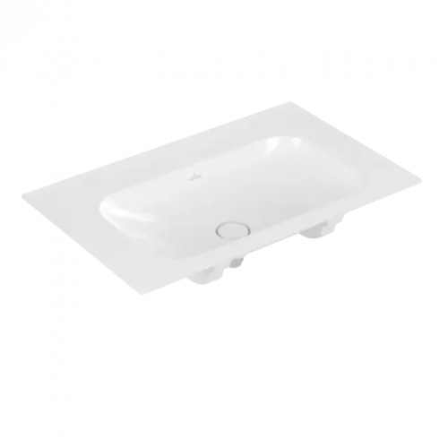 Villeroy & Boch Finion Pаковина для установки на тумбу, 800 x 500 x 160 mm, Альпийский белый CeramicPlus, без перелива, нешлифованный 416483R1