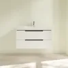 Villeroy & Boch Subway 2.0 Тумба под раковину, 2 выдвижных ящика, 987 x 520 x 449 mm, Glossy White A69710DH
