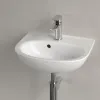 Villeroy & Boch O.novo Раковина компактная, 450 x 360 x 160 mm, Альпийский белый, с переливом 43404501