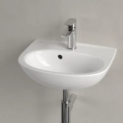Villeroy & Boch O.novo Раковина компактная, 450 x 360 x 160 mm, Альпийский белый, с переливом 43404501