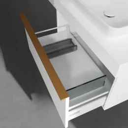 Villeroy & Boch Venticello Тумба под раковину, 1 выдвижной ящик, 757 x 436 x 502 mm, Glossy White / Glossy White A94505DH