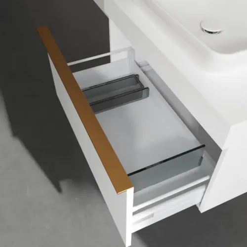 Villeroy & Boch Venticello Тумба под раковину, 1 выдвижной ящик, 757 x 436 x 502 mm, Glossy White / Glossy White A94505DH