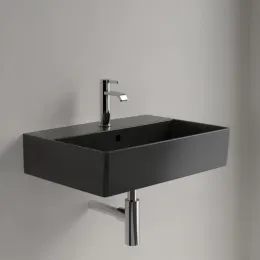 Villeroy & Boch Memento 2.0 Pаковина, 600 x 420 x 135 mm, Ebony CeramicPlus, с переливом, шлифованный 4A226GS5