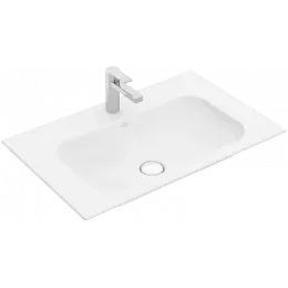 Villeroy & Boch Finion Pаковина для установки на тумбу, 800 x 500 x 160 mm, Альпийский белый CeramicPlus, без перелива, нешлифованный 416481R1