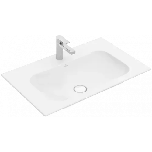 Villeroy & Boch Finion Pаковина для установки на тумбу, 800 x 500 x 160 mm, Альпийский белый CeramicPlus, без перелива, нешлифованный 416481R1