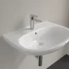 Villeroy & Boch O.novo Pаковина, 650 x 480 x 180 mm, Альпийский белый, с переливом 4A406501