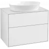 Villeroy & Boch Finion Тумба под раковину, 2 выдвижных ящика, 800 x 603 x 501 mm, Glossy White Lacquer F99100GF