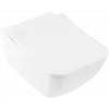 Villeroy & Boch Venticello Унитаз с открытым смывным краем, настенный, Альпийский белый CeramicPlus 4611R0R1