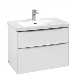 Villeroy & Boch Subway 3.0 Тумба под раковину, 2 выдвижных ящика, 772 x 576 x 478 mm, Brilliant White C57400VE