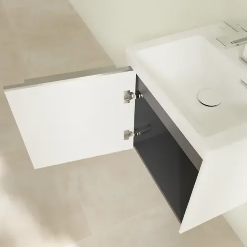 Villeroy & Boch Subway 3.0 Тумба под раковину, 1 дверь, 423 x 429 x 378 mm, Pure White C58100VF