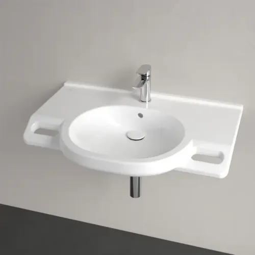 Villeroy & Boch ViCare Pаковина ViCare, 810 x 560 x 185 mm, Альпийский белый, с переливом 41208001
