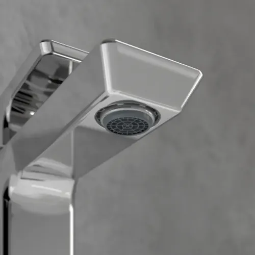 Villeroy & Boch Subway 3.0 Смеситель для раковины однорычажный с комплектом слива со стяжкой, Хром TVW11200100061