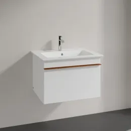 Villeroy & Boch Venticello Тумба под раковину, 1 выдвижной ящик, 603 x 420 x 502 mm, Glossy White / Glossy White A93305DH