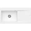 Villeroy & Boch Subway Style 60 Flat Мойка, включая Комплект слива с ручным управлением, выкл Керамика, 980 x 490 mm, Альпийский белый CeramicPlus 33621FR1