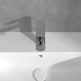 Villeroy & Boch O.novo Смеситель для раковины однорычажный с комплектом слива со стяжкой, Хром TVW10410111061